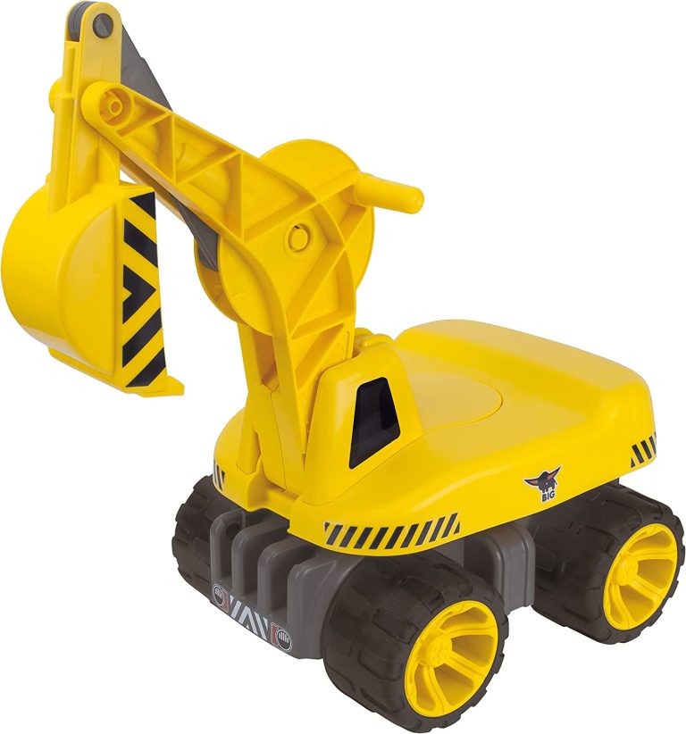 BIG – Power-Worker Maxi-Digger – Kinderfahrzeug & Sandspielzeug für Kinder ab 3 Jahren